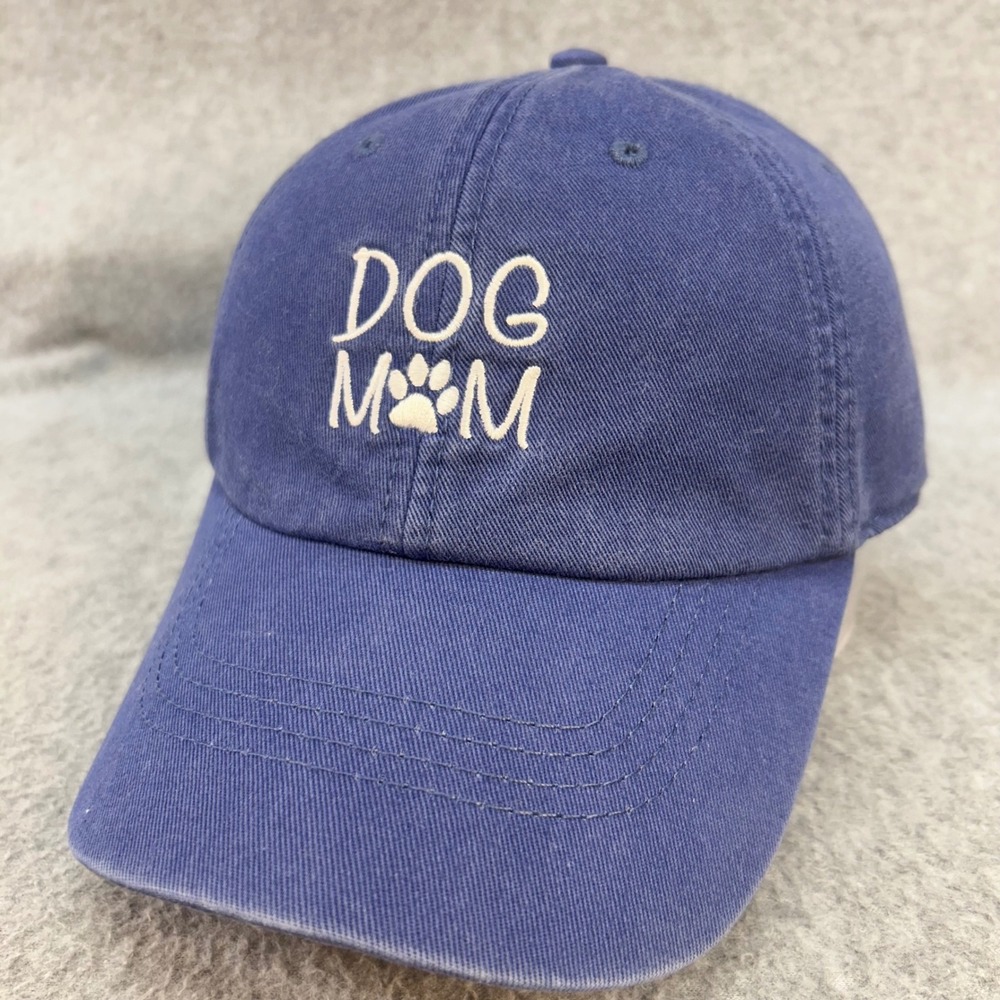 Dog Mom Women Blue State of Mine Baseball Hat Adjustable Embroidered OSFM